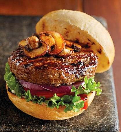 Steak Burgers - Twenty-Four 5.3-Ounce USDA Choice